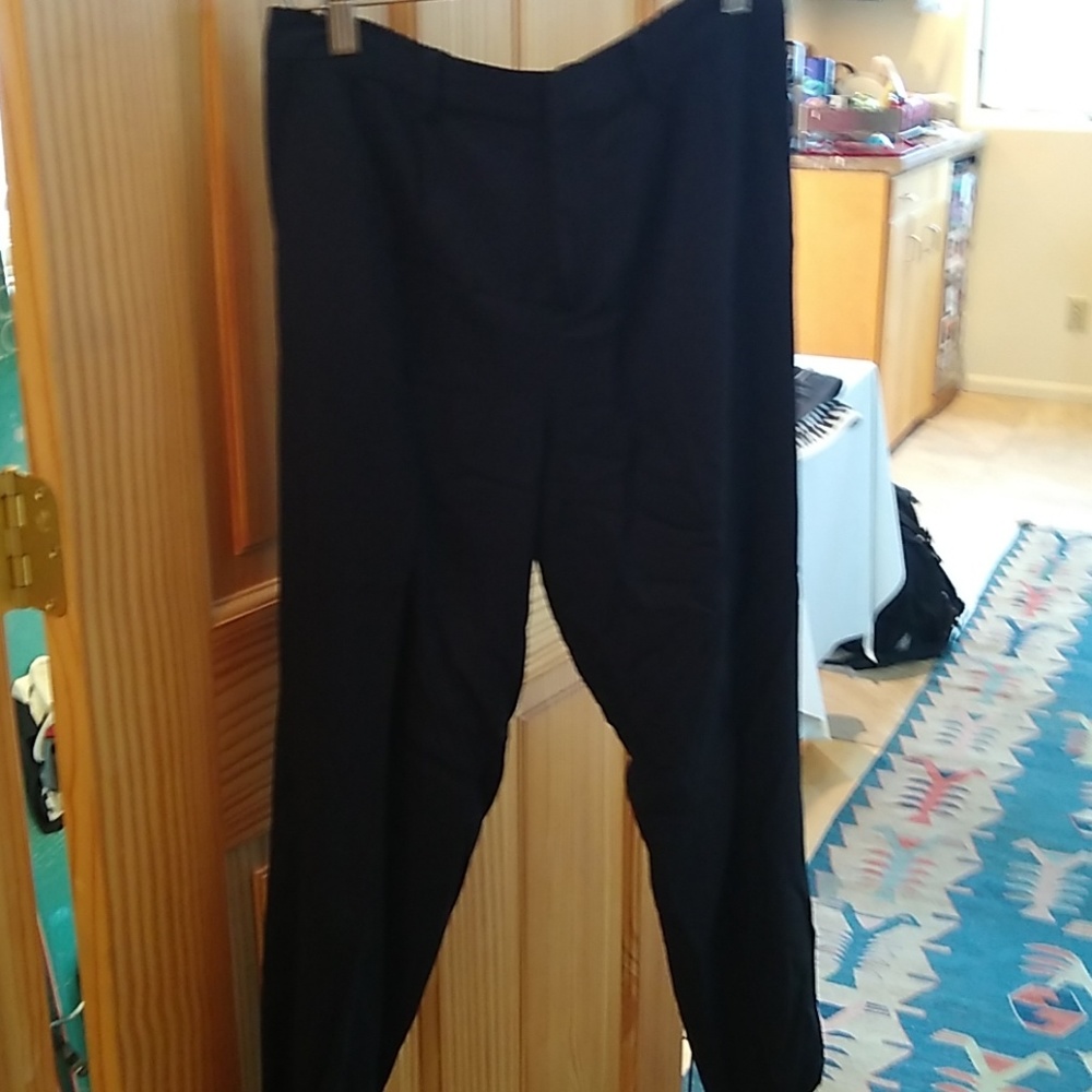 Madewell cropped work trouser